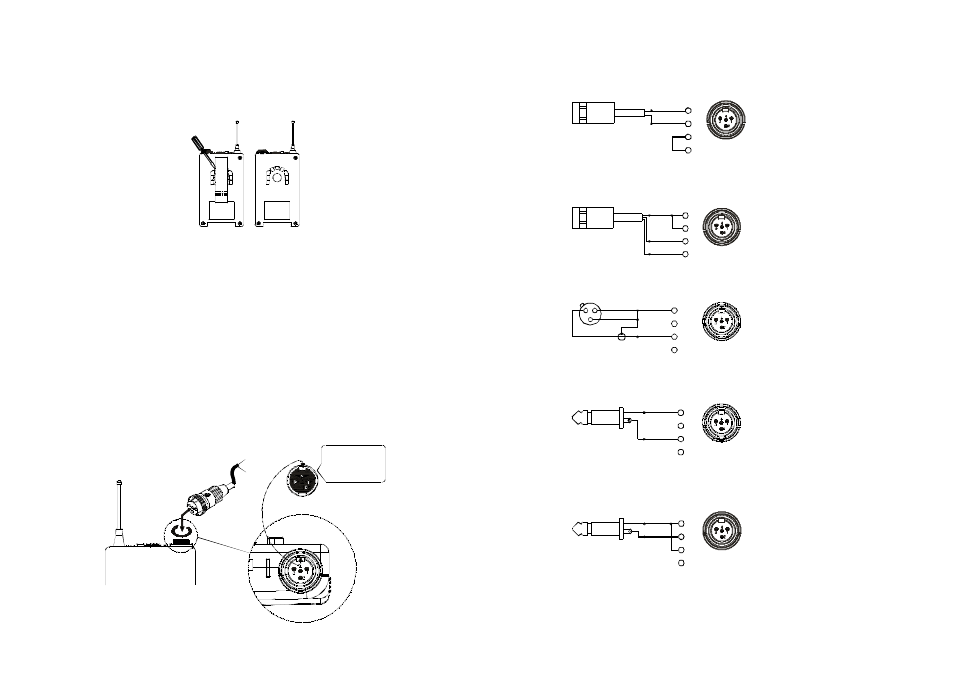 Af 4-pin input connection methods, Operating instructions | MIPRO mr801(2ce126)a2 User Manual | Page 10 / 11