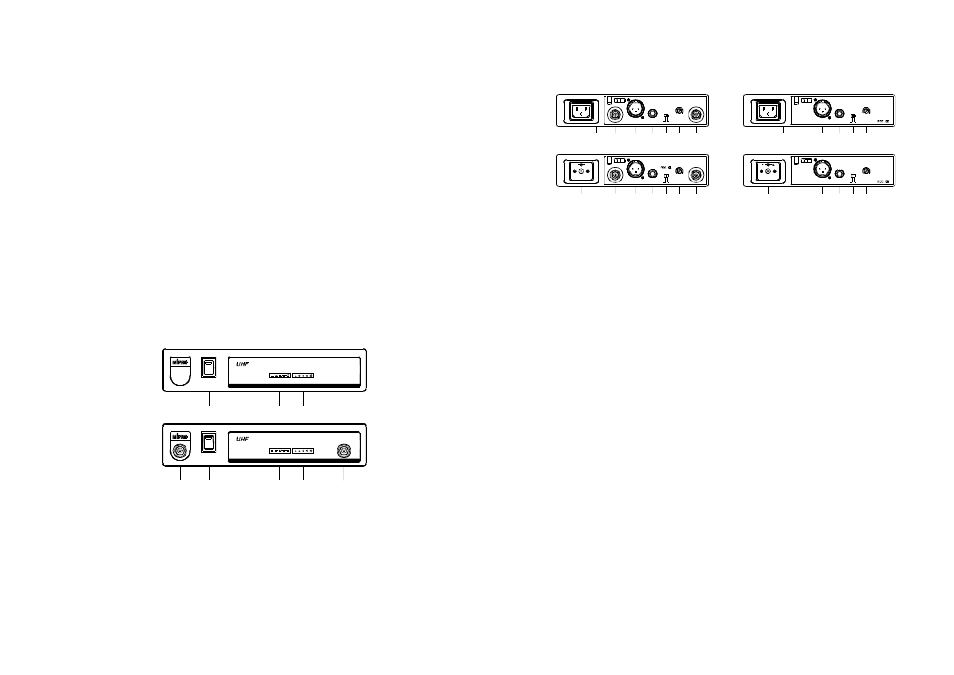 Wireless receiver | MIPRO mr801(2ce126)a2 User Manual | Page 2 / 11