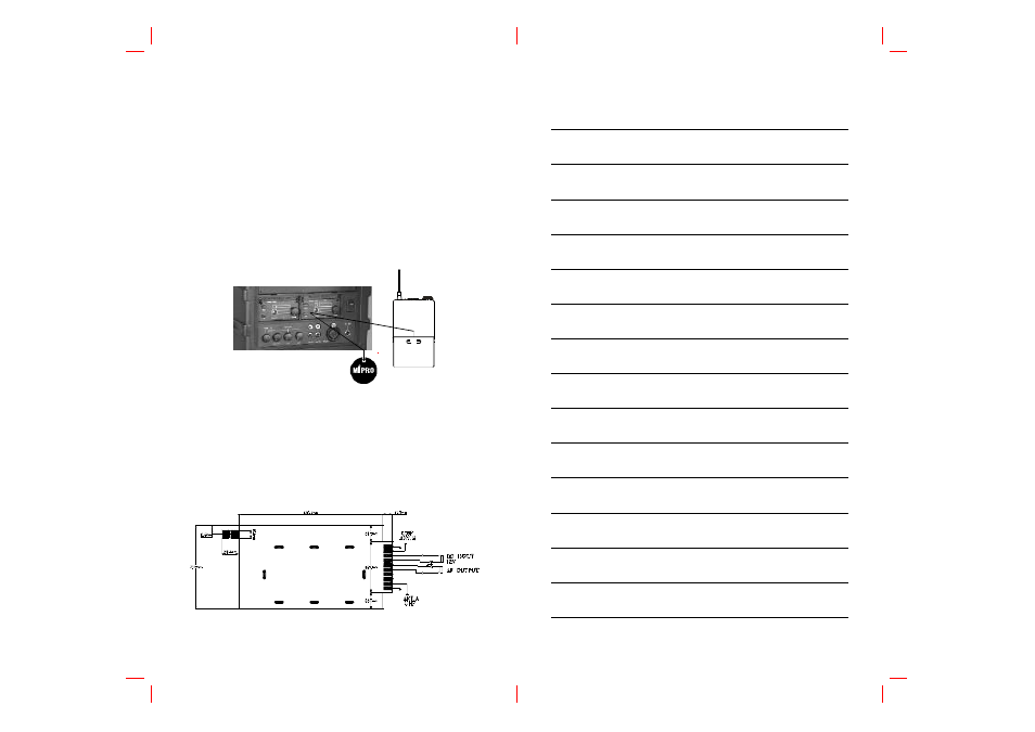 Diversity receiver module | MIPRO mrm-70 User Manual | Page 4 / 5