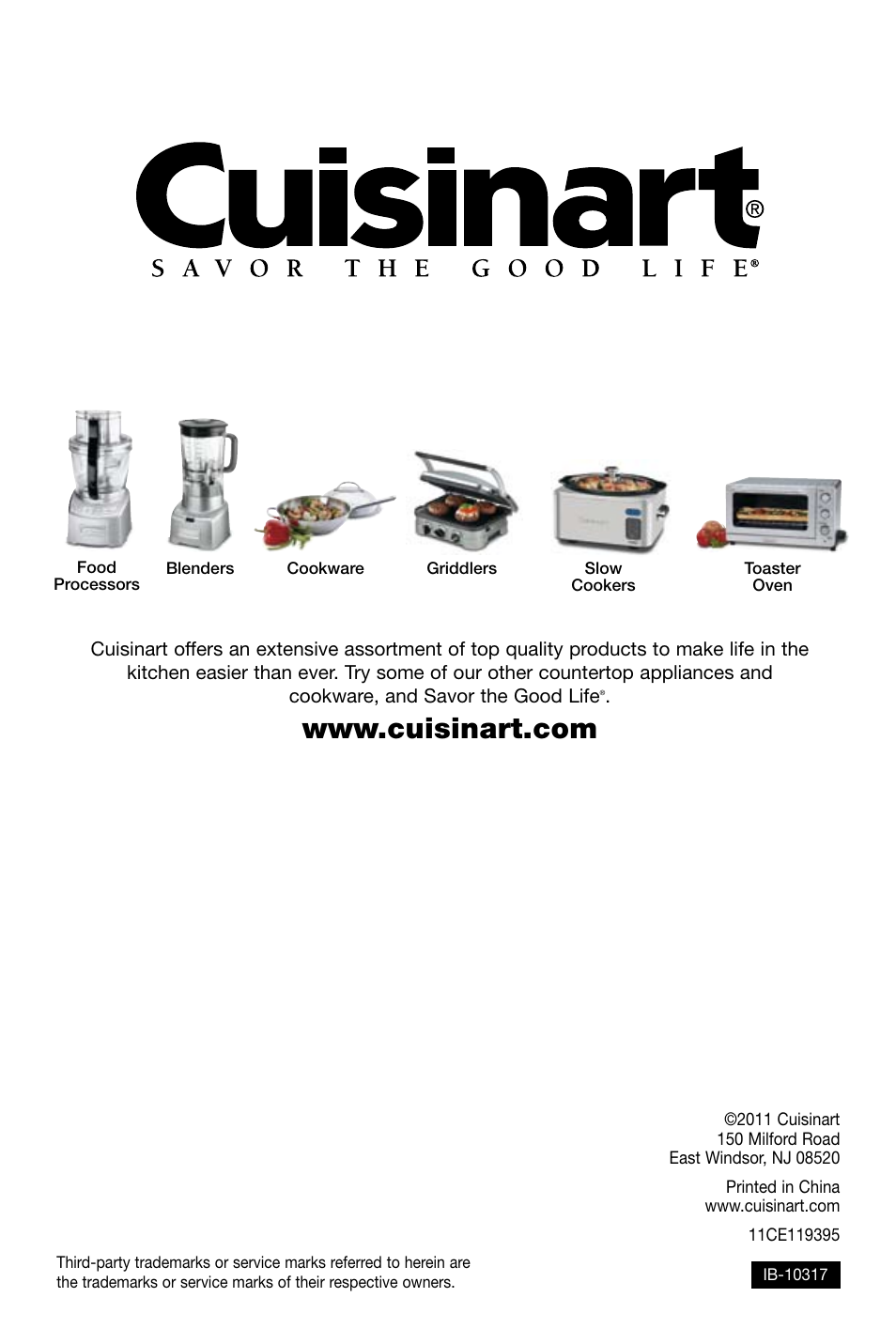 Cuisinart DCC-3000 User Manual | Page 12 / 12