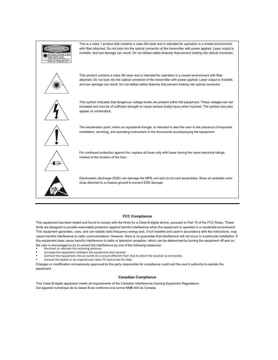 Caution/compliance | Motorola SG2-DRT-3X User Manual | Page 14 / 16