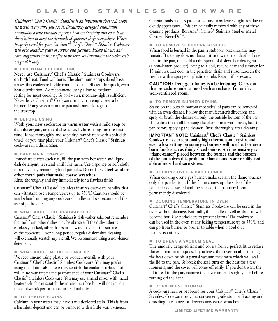 Cuisinart IB-5724 User Manual | Page 2 / 2