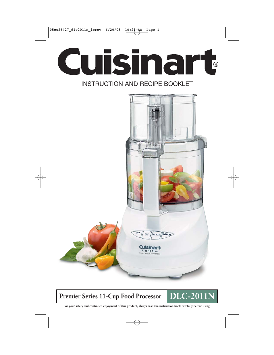 Cuisinart DLC-2011N User Manual | 68 pages