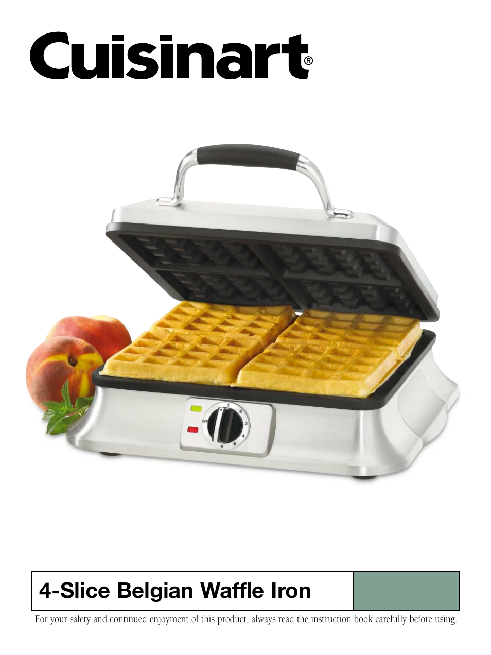 Cuisinart WAF-4B User Manual | 13 pages