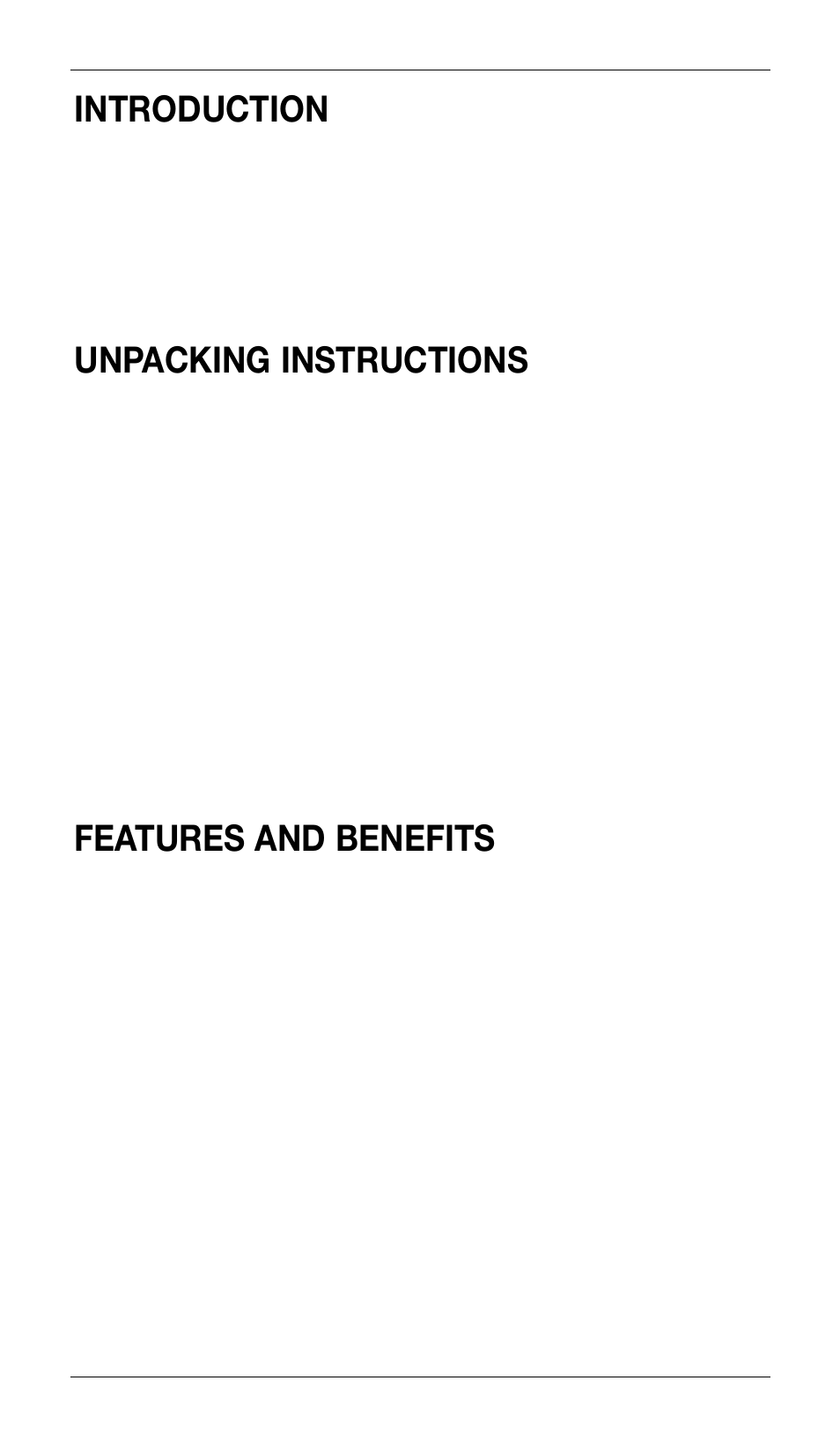 Introduction, Unpacking instructions, Features and benefits | Cuisinart CSB-77 User Manual | Page 4 / 33