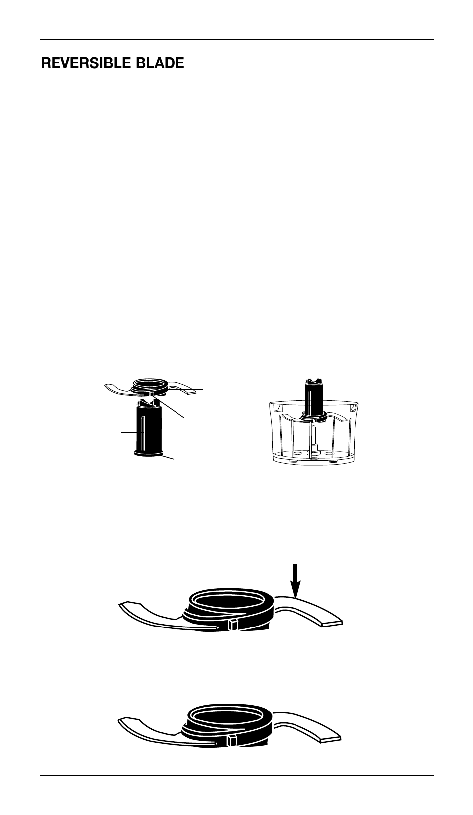 Reversible blade | Cuisinart CSB-77 User Manual | Page 9 / 33