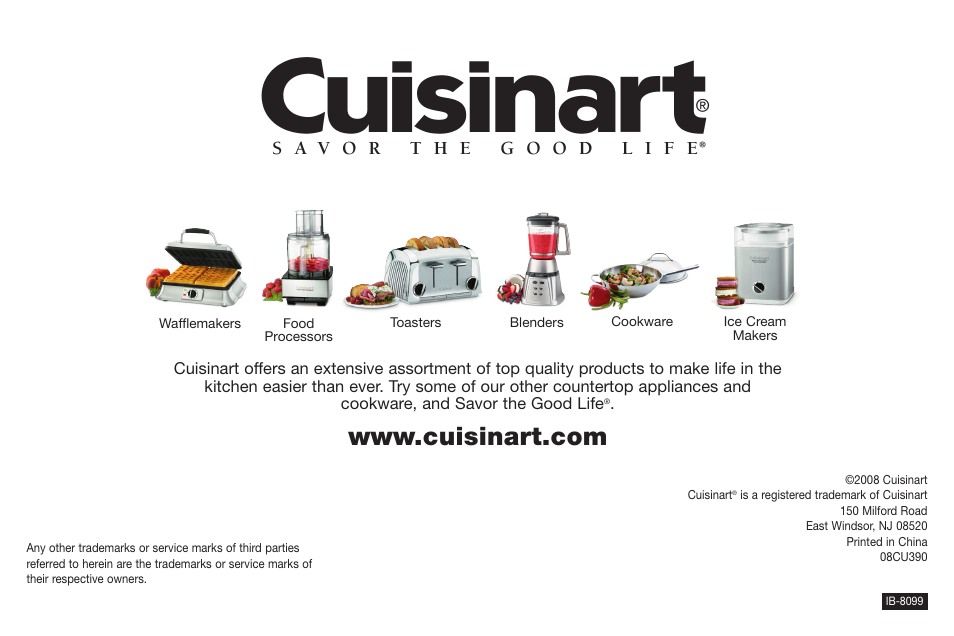 Cuisinart TOB-60 Series User Manual | Page 27 / 27