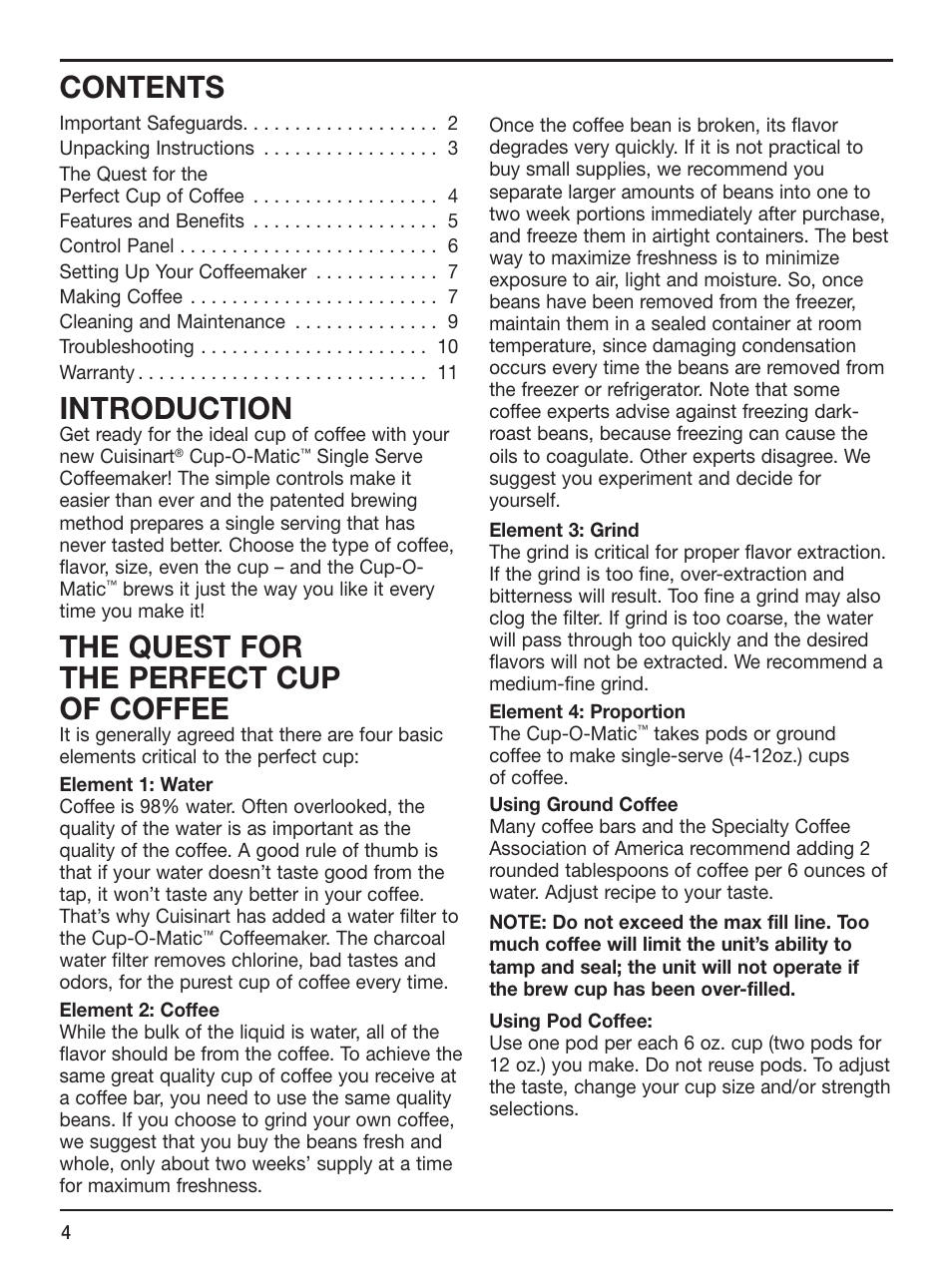Cuisinart SS-1 User Manual | Page 4 / 13