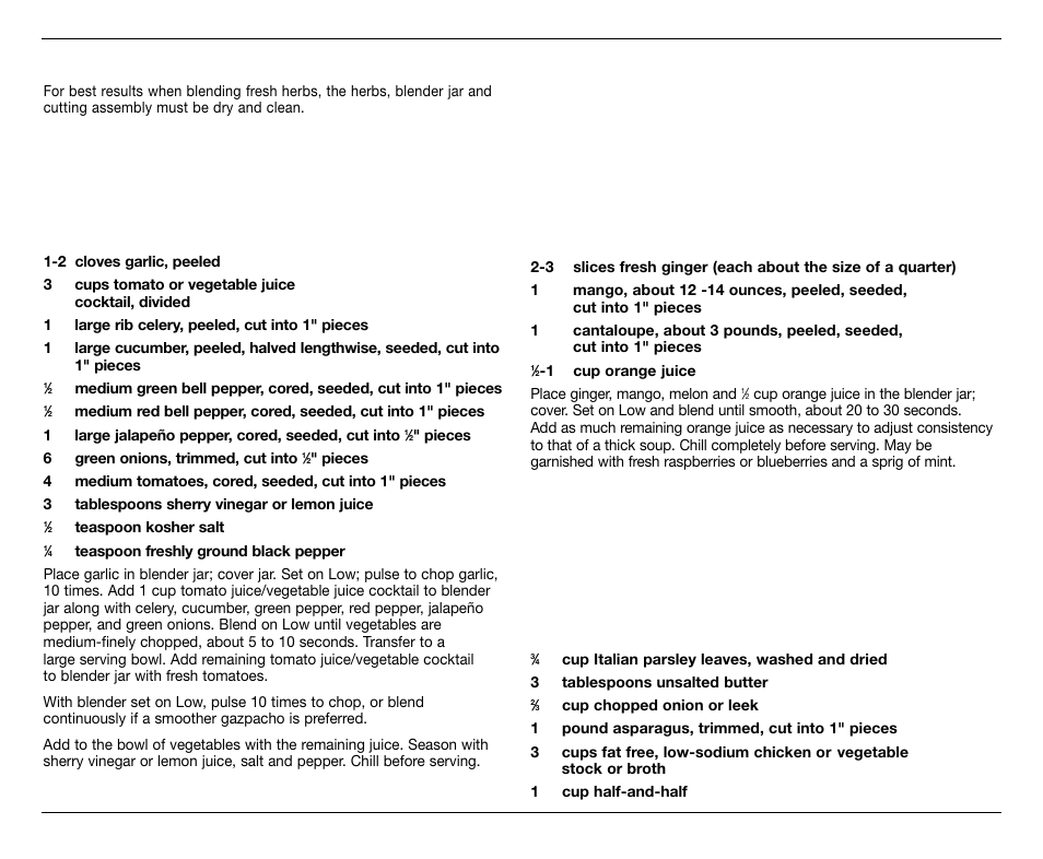 Soups, spreads, dips and more | Cuisinart SMARTPOWER PREMIER DUET CBT-500FP User Manual | Page 18 / 33