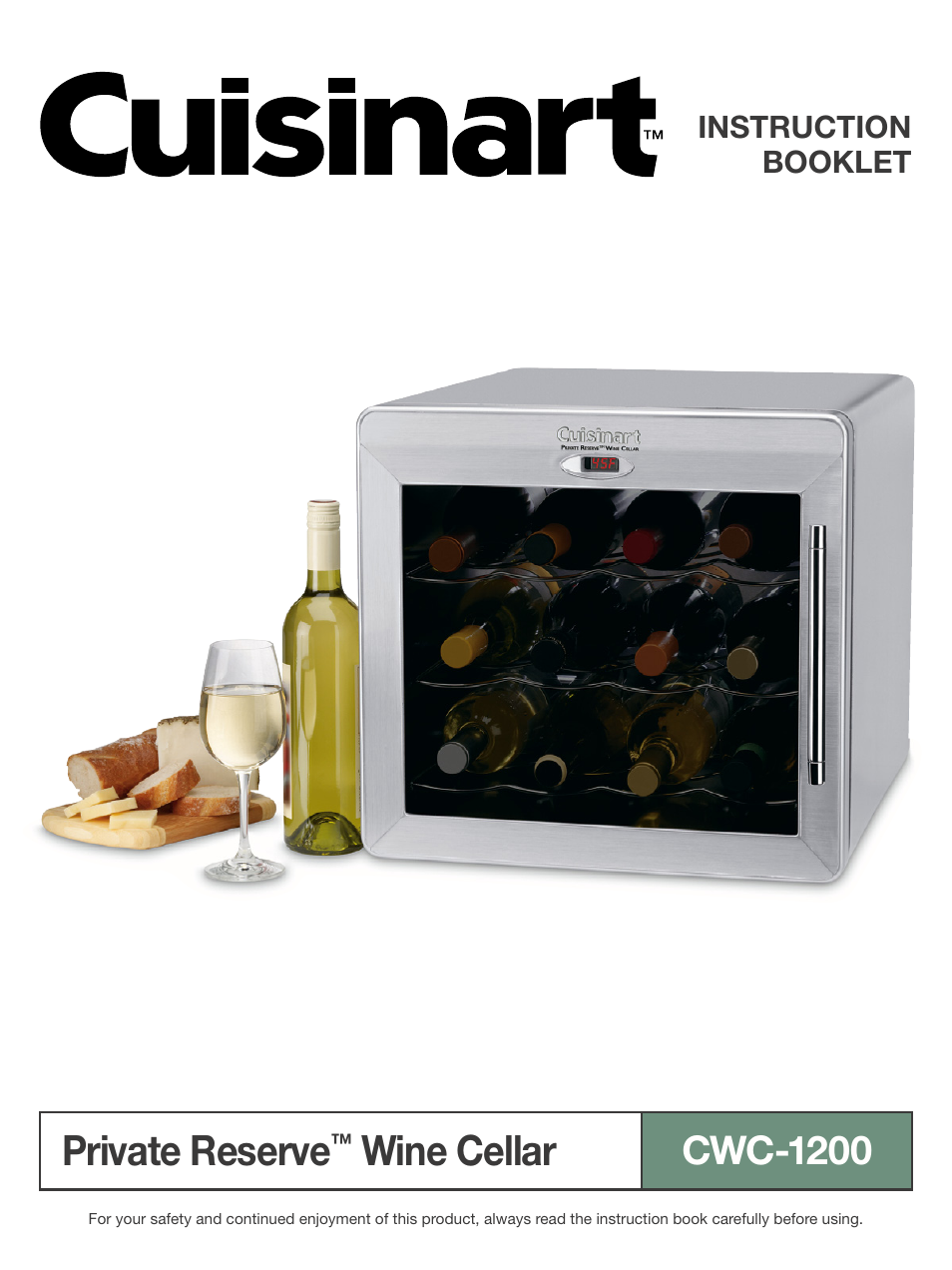 Cuisinart CWC-1200 User Manual | 13 pages