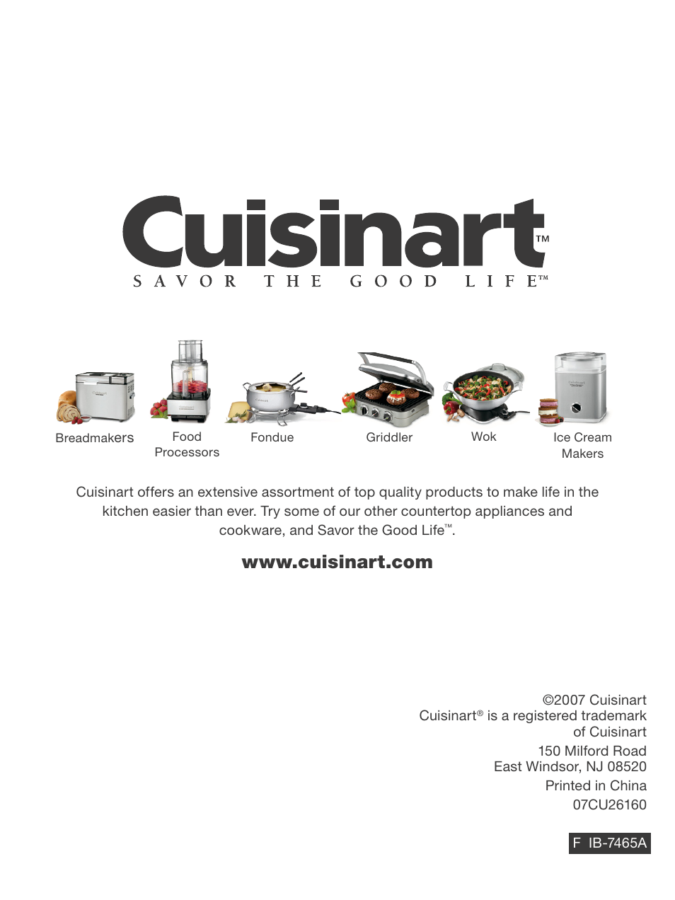 Cuisinart CWC-1200 User Manual | Page 12 / 13