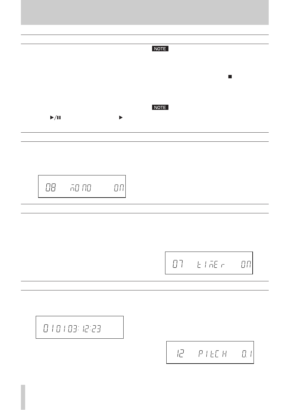 7 - advanced operations | Tascam CD-01U User Manual | Page 20 / 28