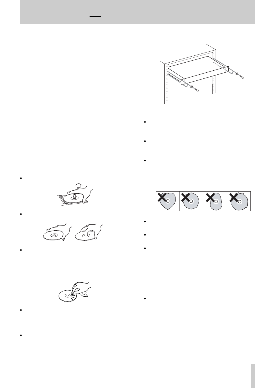 1 - introduction œ œ environmental considerations | Tascam CD-01U User Manual | Page 7 / 28