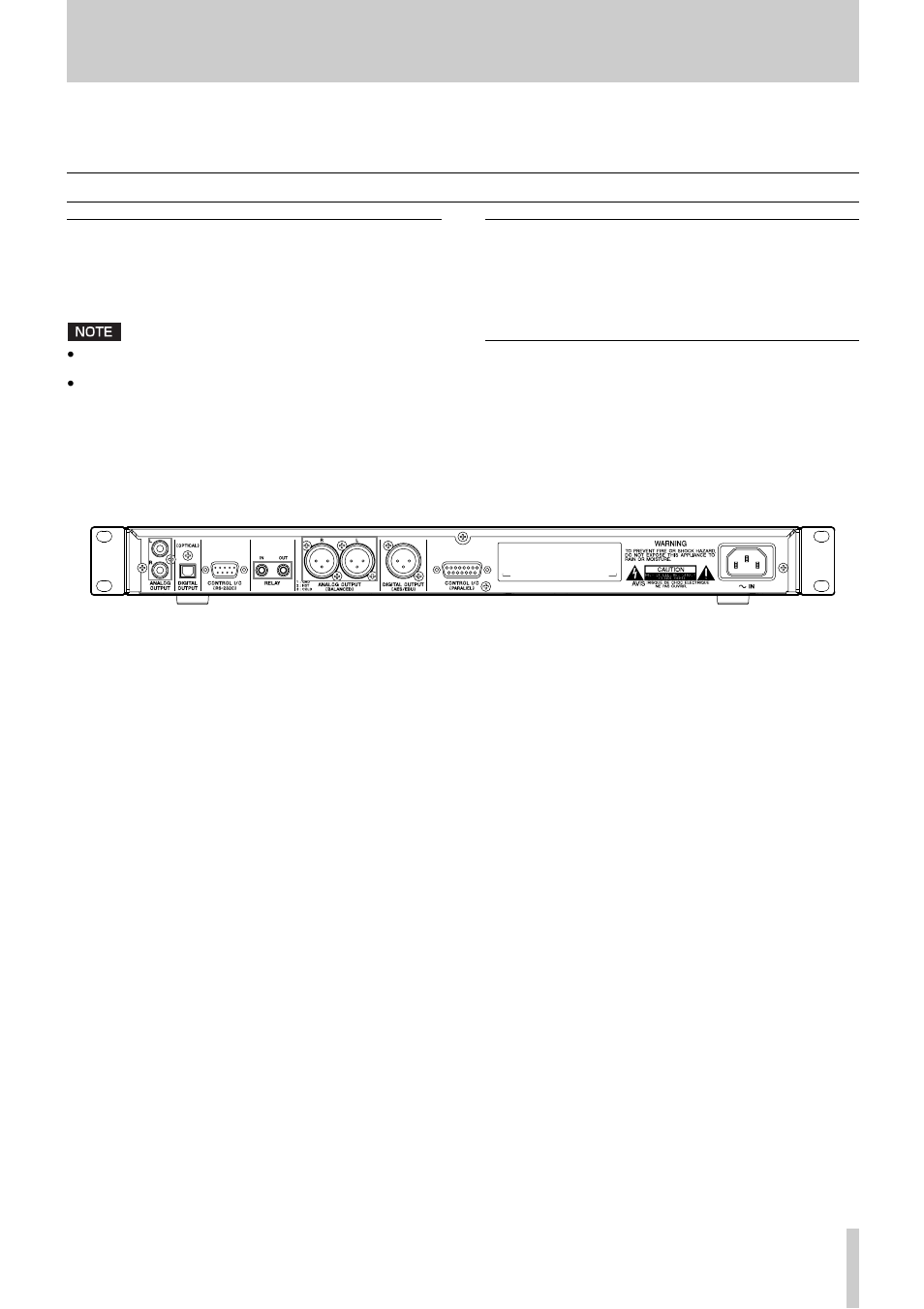 3 - connections, Audio equipment | Tascam CD-01U User Manual | Page 9 / 28