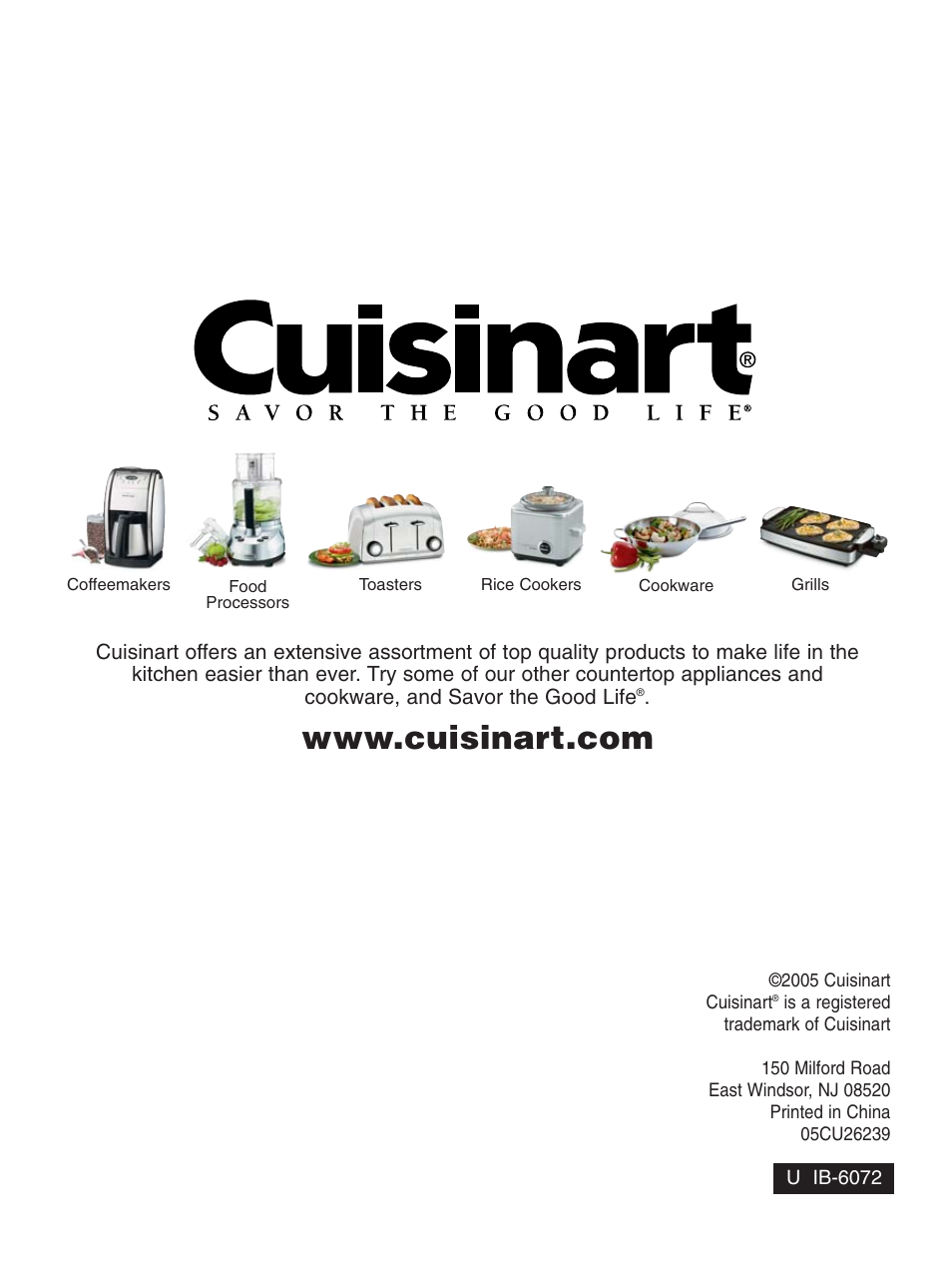 Cuisinart PRC-12 Series User Manual | Page 8 / 9