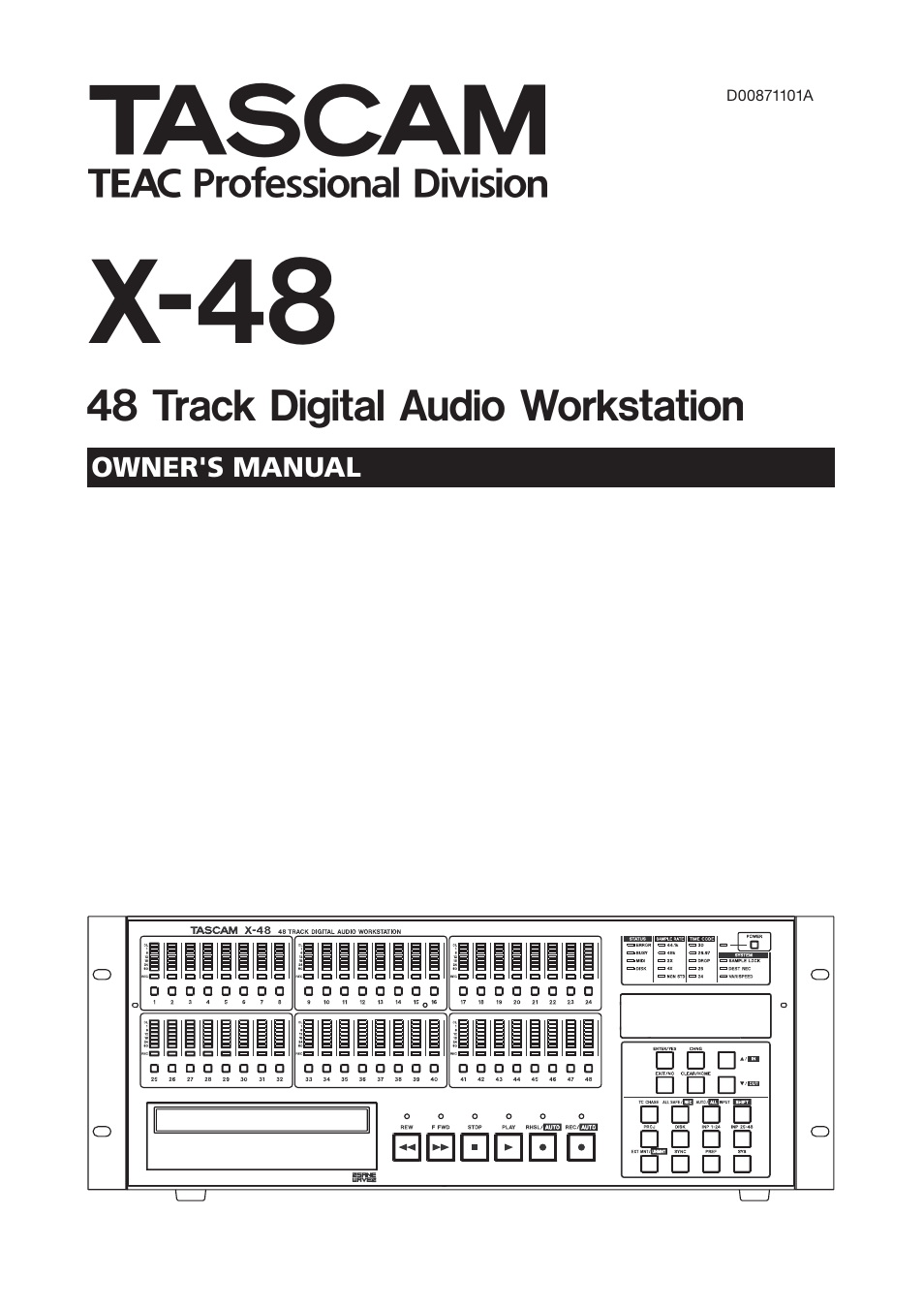 Tascam X-48 User Manual | 68 pages