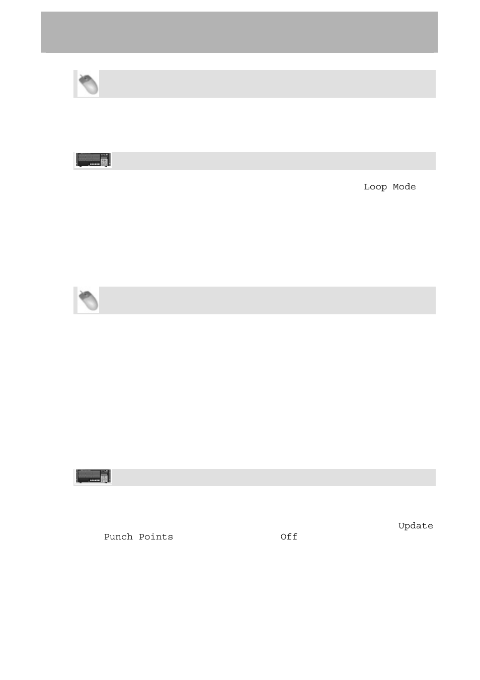 Auto punch, Recorder | Tascam X-48 User Manual | Page 42 / 68