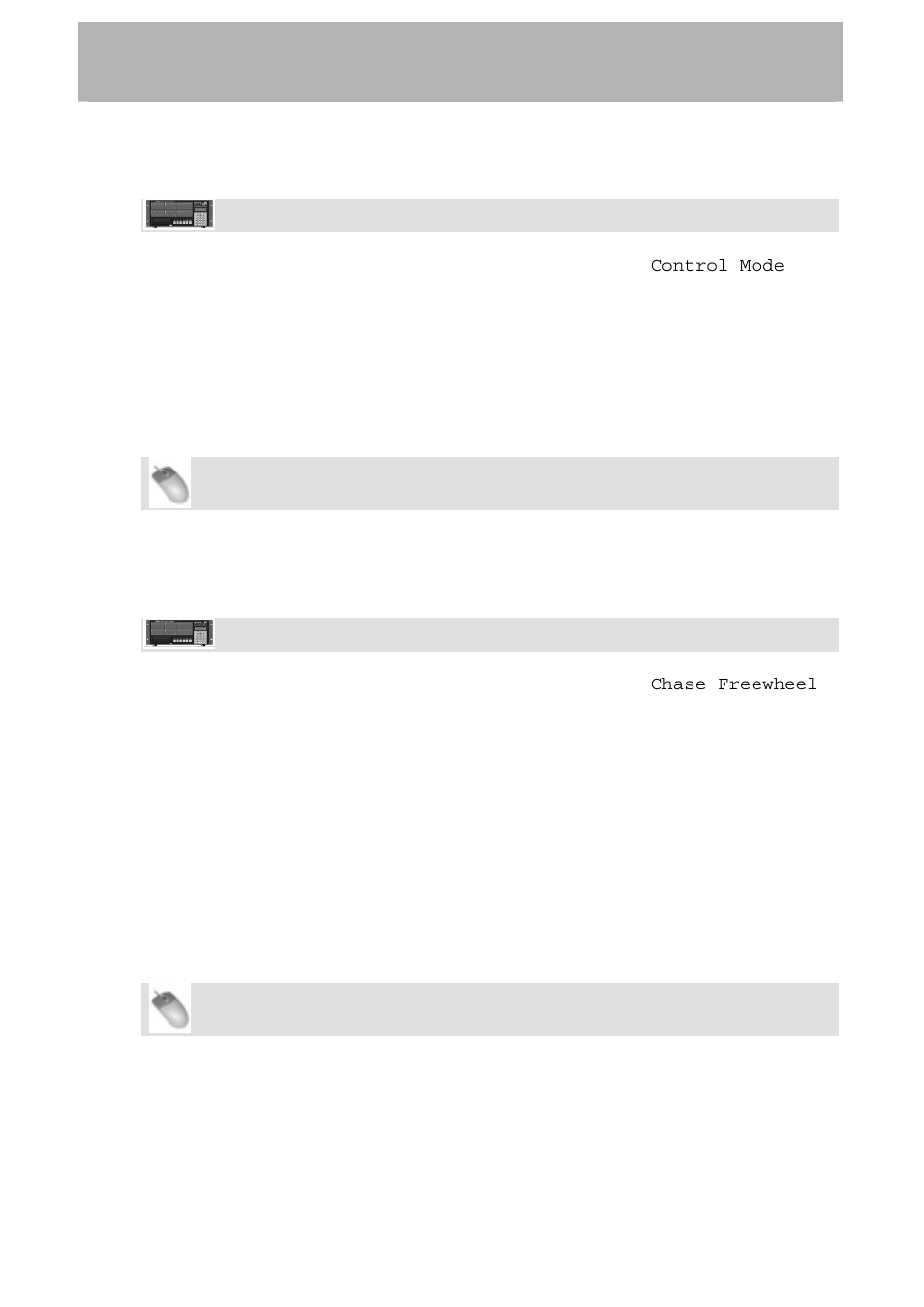 Chase freewheel, Chase relock, Recorder | Tascam X-48 User Manual | Page 50 / 68