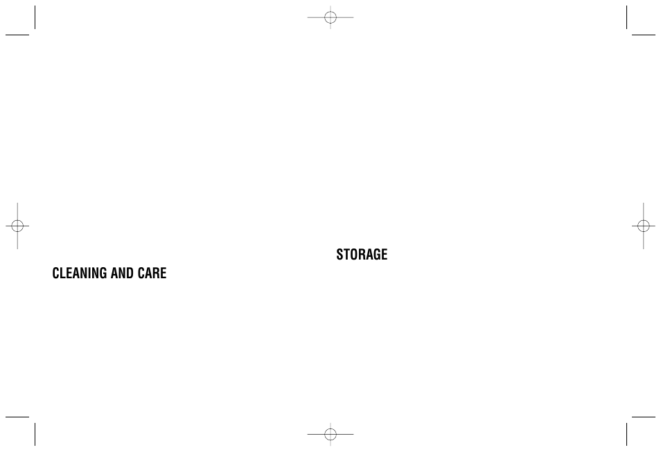 Cleaning and care, Storage | Cuisinart Grill & Griddle User Manual | Page 5 / 16
