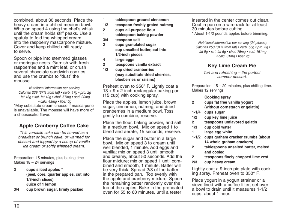 Cuisinart HTM-7L User Manual | Page 10 / 20