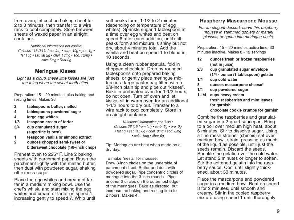 Cuisinart HTM-7L User Manual | Page 9 / 20