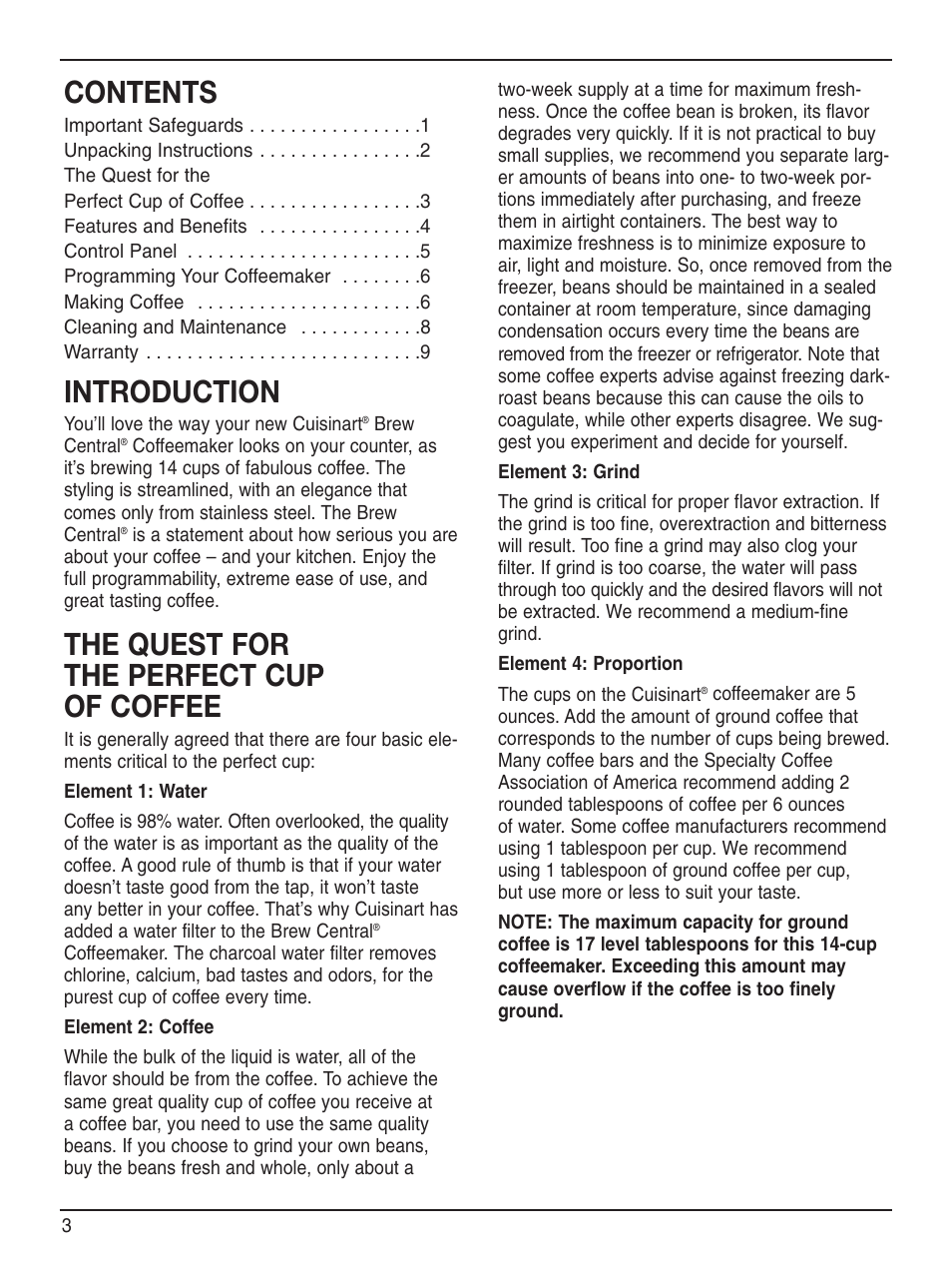 Cuisinart DCC-2200 User Manual | Page 4 / 13