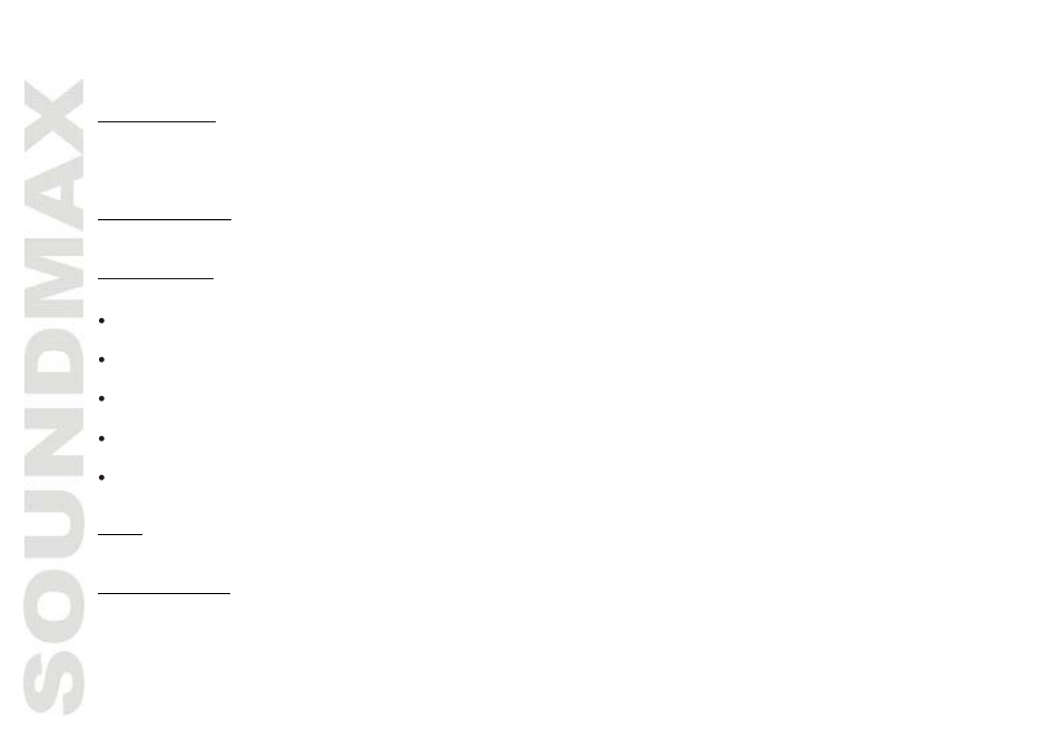 General operation | SoundMax SM-CMD2023 User Manual | Page 14 / 67