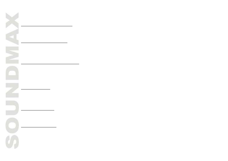 SoundMax SM-CMD2023 User Manual | Page 20 / 67