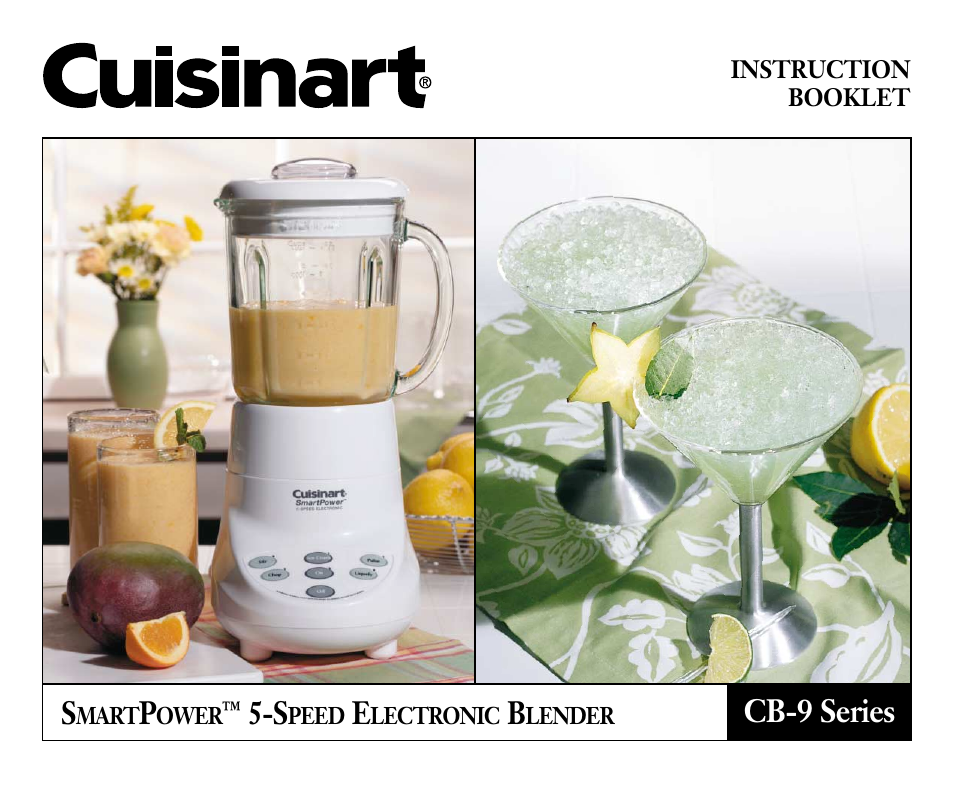 Cuisinart CB-9 User Manual | 21 pages