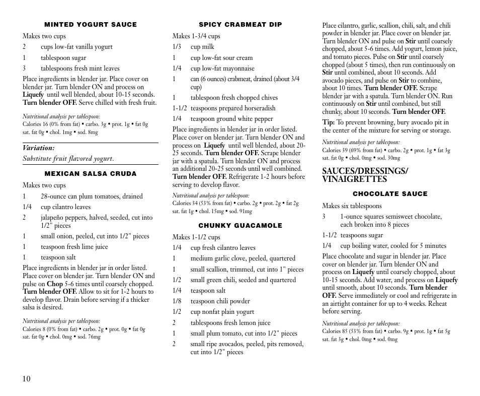 Cuisinart CB-9 User Manual | Page 10 / 21