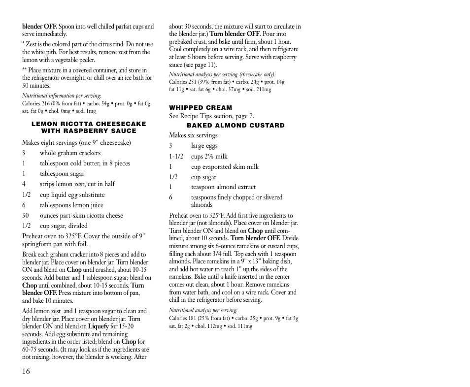 Cuisinart CB-9 User Manual | Page 16 / 21