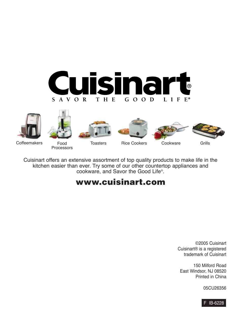 Cuisinart RK-17 User Manual | Page 8 / 9