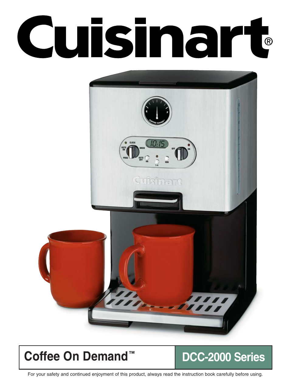 Cuisinart DCC-2000 Series User Manual | 13 pages