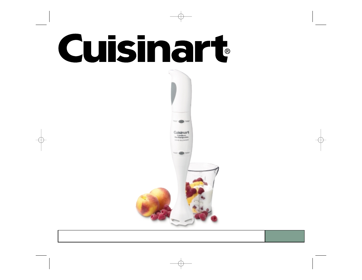 Cuisinart CSB-44N User Manual | 16 pages