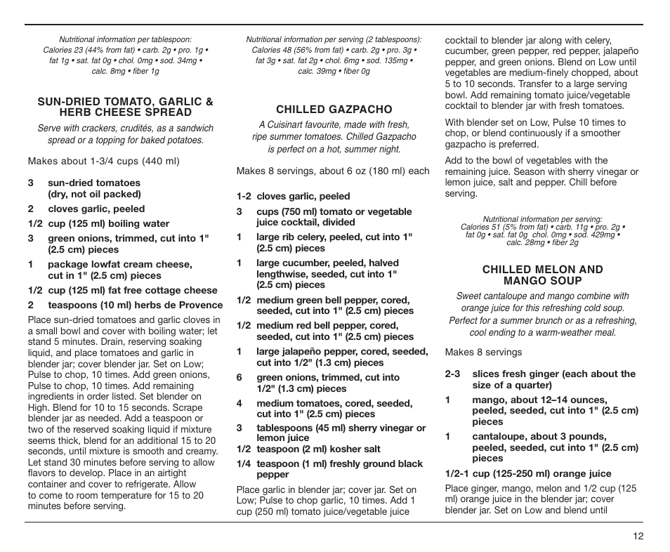Cuisinart CBT-500C User Manual | Page 12 / 20