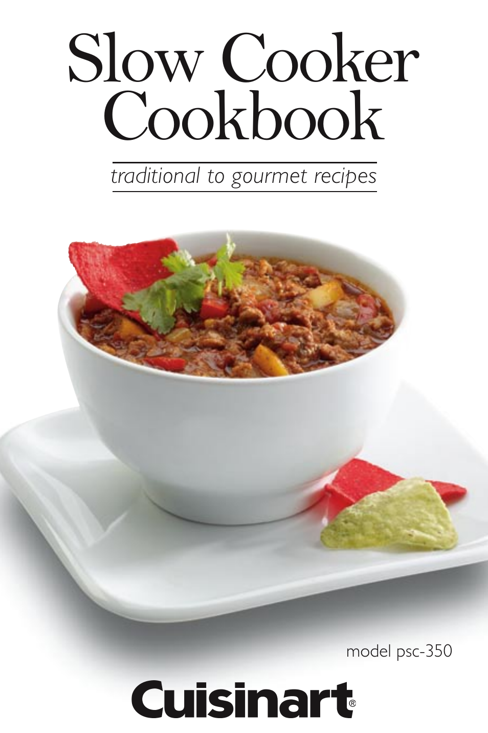 Slow cooker cookbook | Cuisinart PSC-350 User Manual | Page 2 / 62