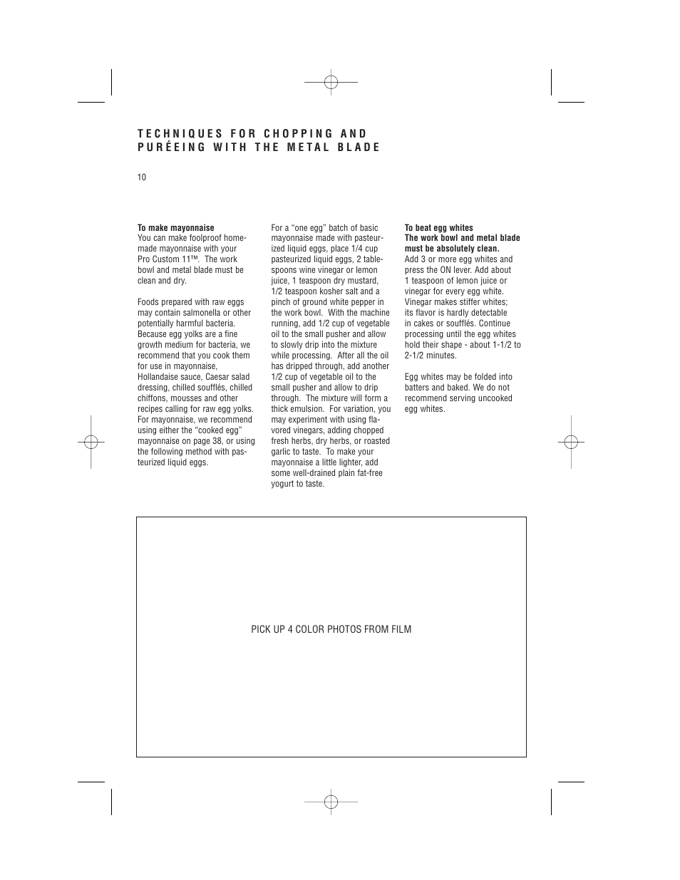 Cuisinart PRO CUSTOM 11 DLC-8S User Manual | Page 12 / 49