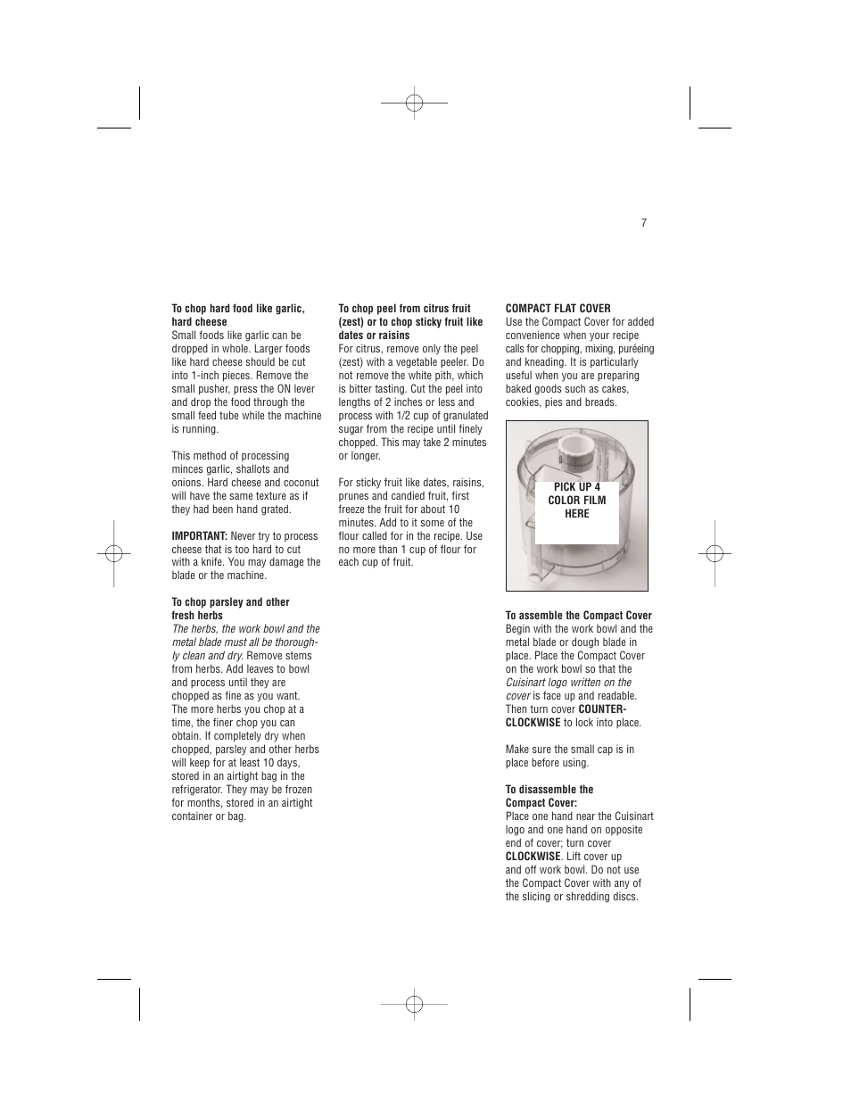 Cuisinart PRO CUSTOM 11 DLC-8S User Manual | Page 9 / 49