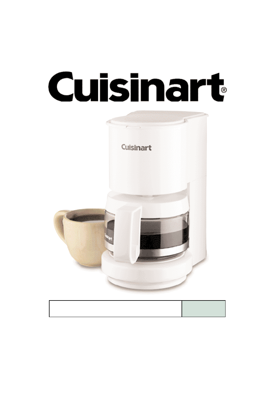 Cuisinart DCC-400 User Manual | 8 pages