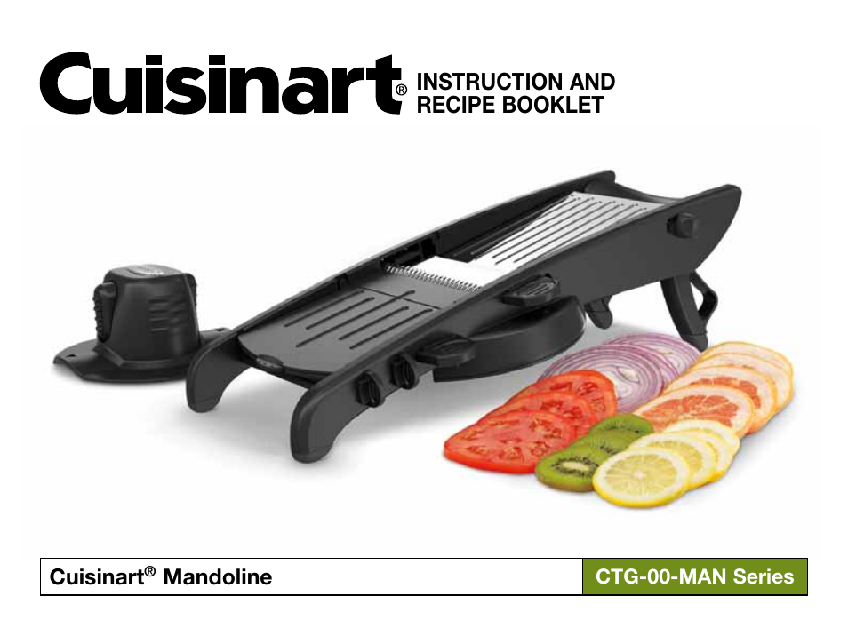 Cuisinart Mandoline CTG-00-MAN User Manual | 12 pages