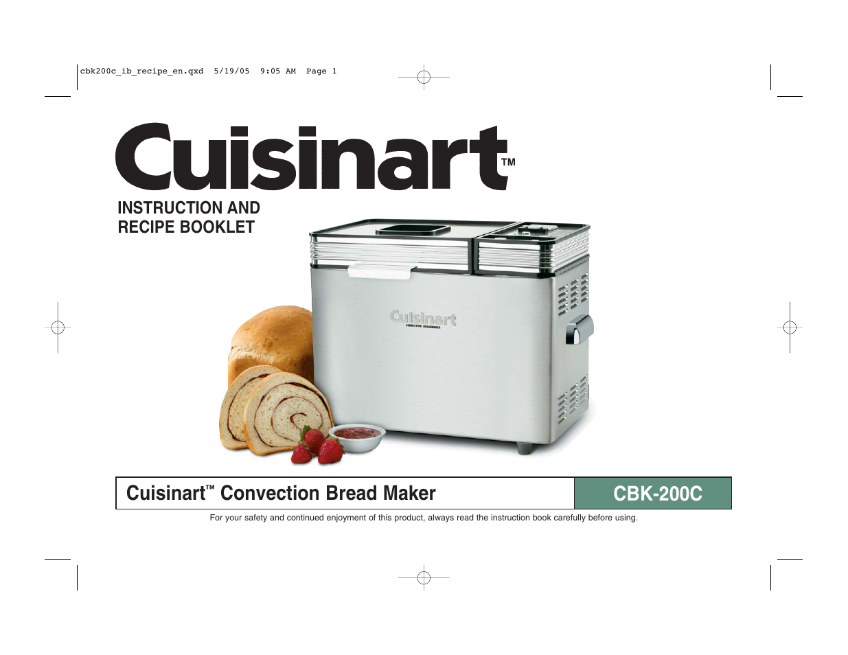Cuisinart CBK-200C User Manual | 114 pages