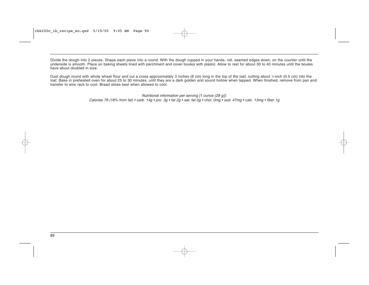 Cuisinart CBK-200C User Manual | Page 90 / 114