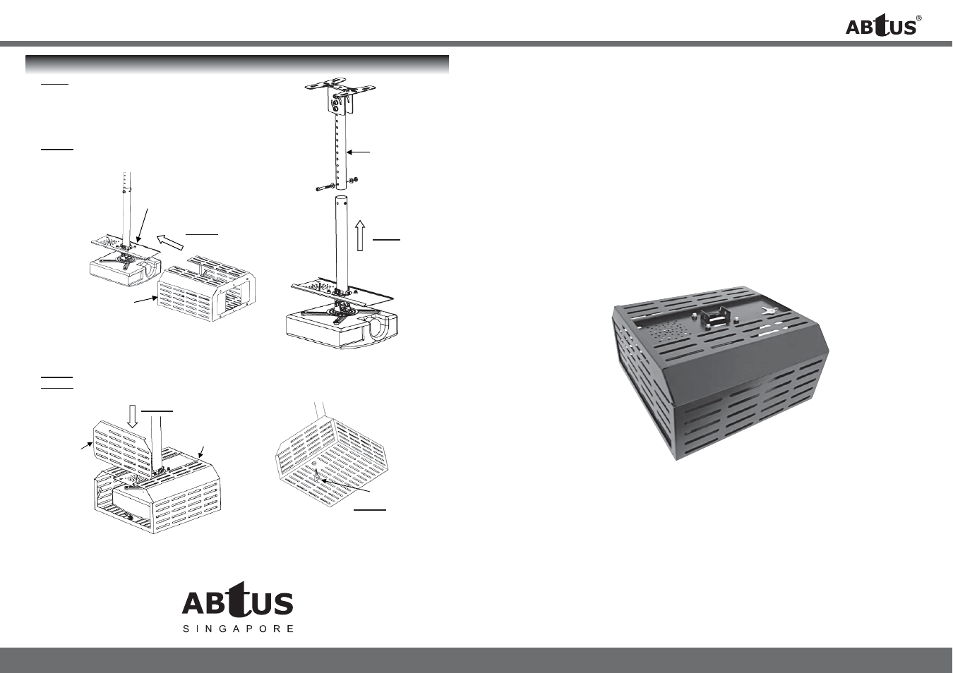 ABtUS AV820 User Manual | 2 pages