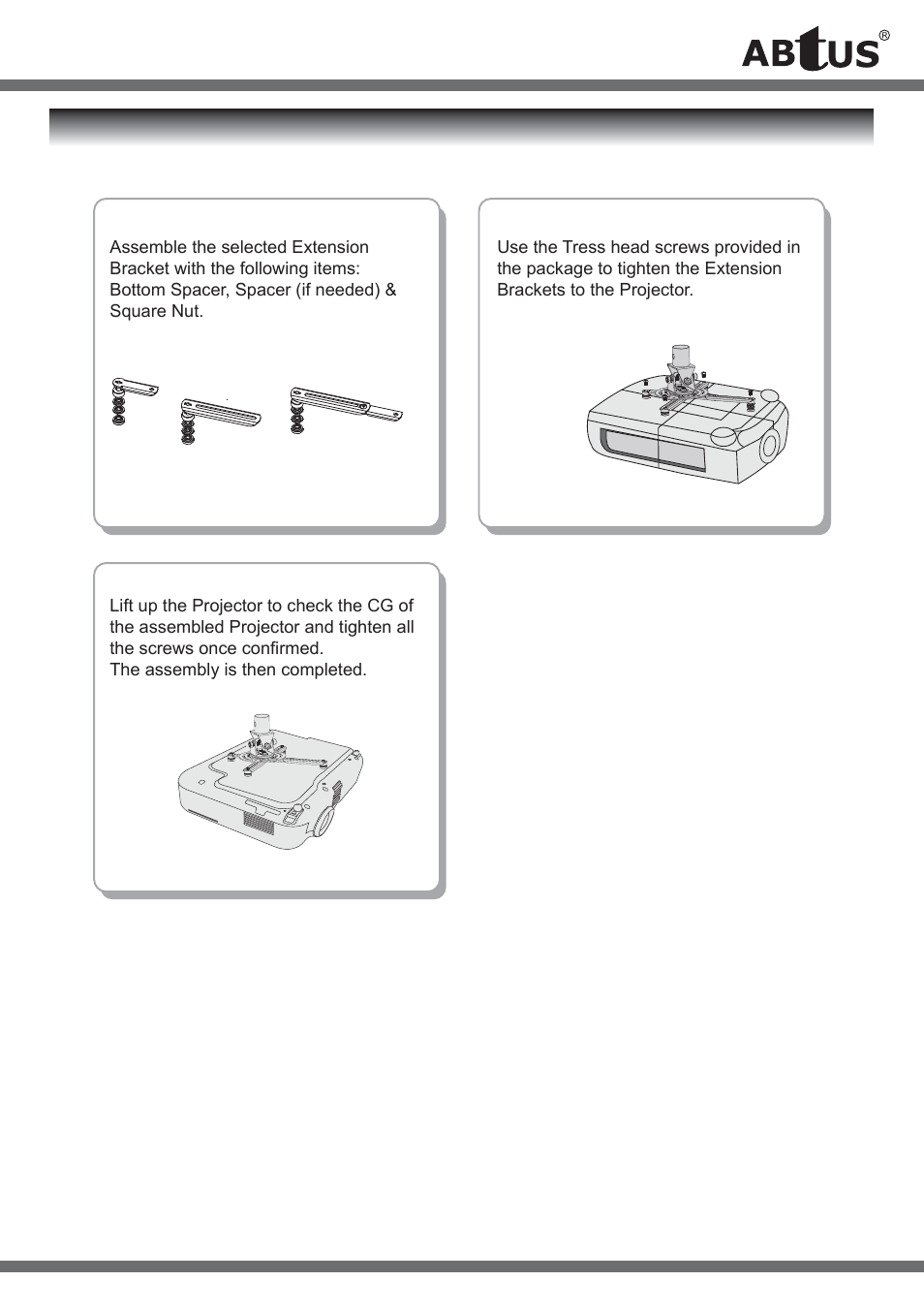 Installation guide | ABtUS AV815 User Manual | Page 9 / 12