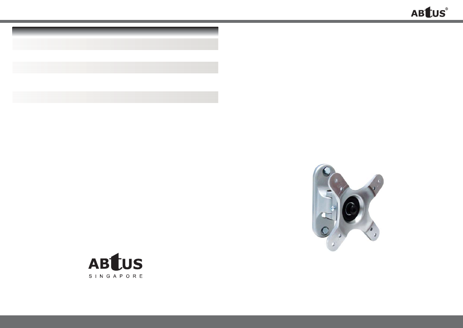 ABtUS AV601-RW User Manual | 2 pages