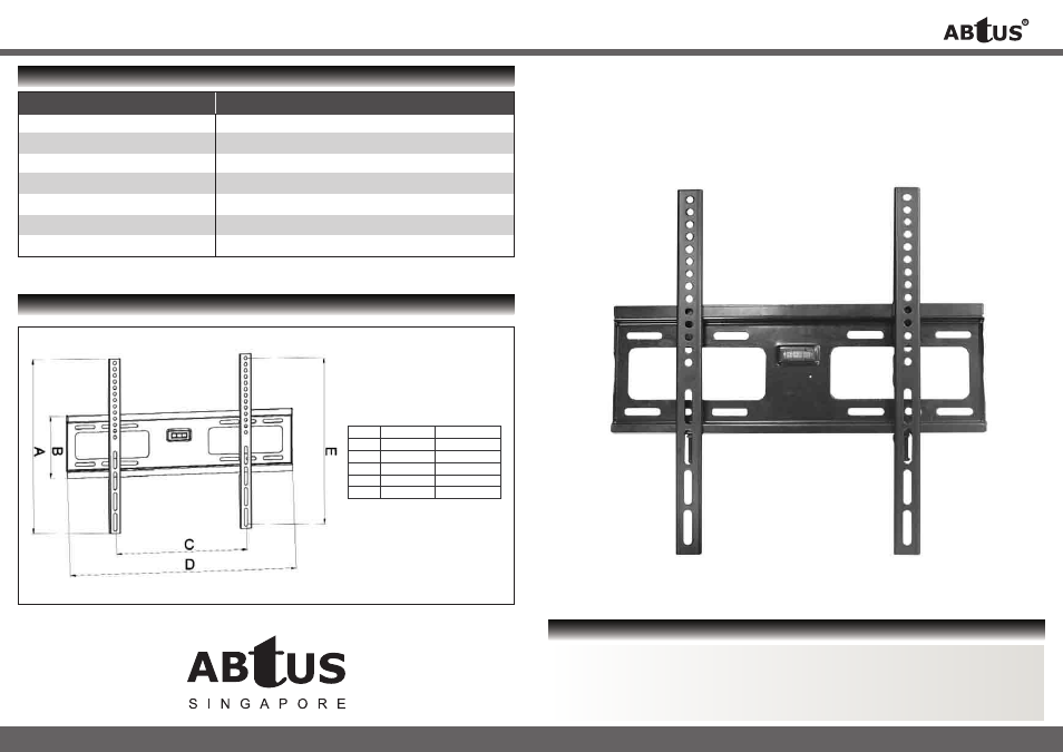 ABtUS AV545-W2 User Manual | 2 pages