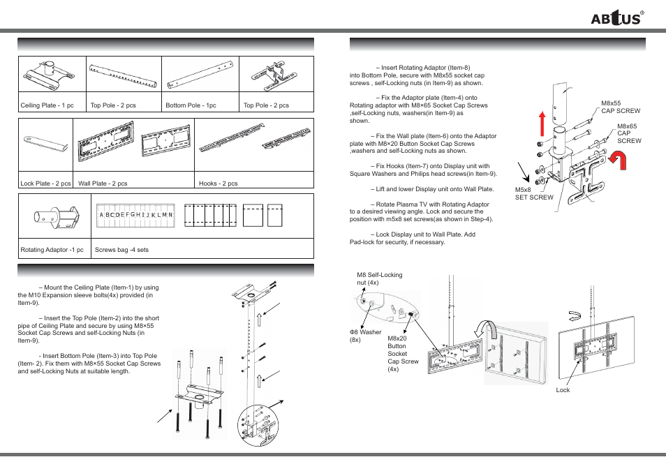 User operation guide | ABtUS AV420W2-V1 User Manual | Page 2 / 2