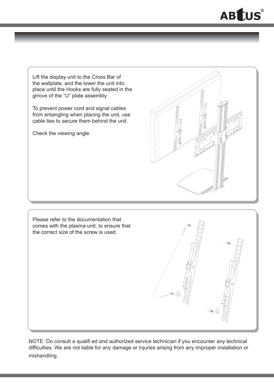 ABtUS AV383W6-V1 User Manual | Page 11 / 12