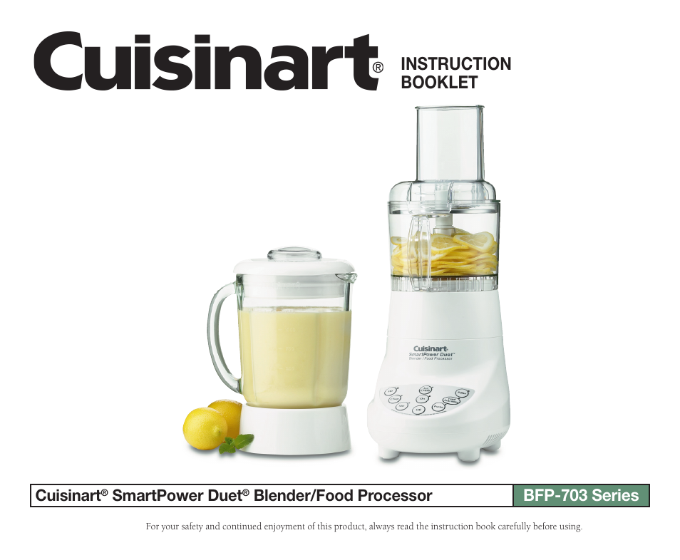 Cuisinart SmartPower Duet SMT0025IB-1-1 User Manual | 33 pages