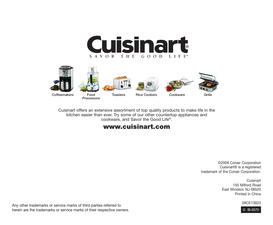 Cuisinart SmartPower Duet SMT0025IB-1-1 User Manual | Page 32 / 33